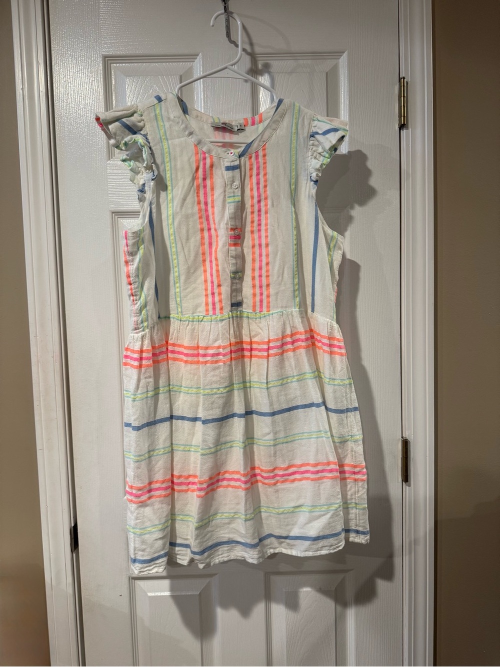 Vineyard Vines Guava Multi Stripe Dress